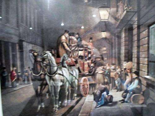 Charles Hunt -  Royal Mails starting from the Post Office - A stunning print! Low Price!!
